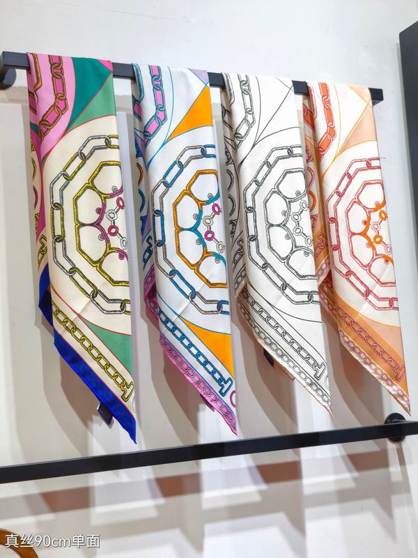 Hermes silk scarf 90X90cm E021306